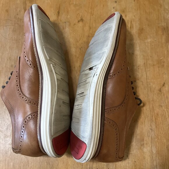 Men's Cole Haan ØriginalGrand Wingtip Oxfords Size 13 Comfortable Lace Ups - Picture 6 of 15